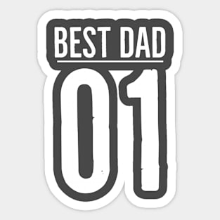 Best dad father's day Sticker